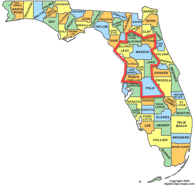 FL SAR Op Area map